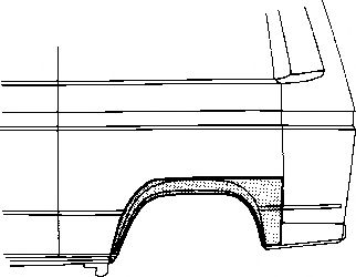 VAN WEZEL 5870146 -  Боковина